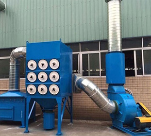 鑄造車間焊接煙塵上濾筒除塵器