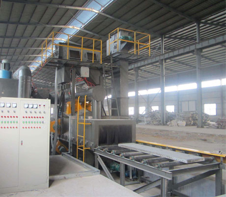 鋁模板拋丸清理機