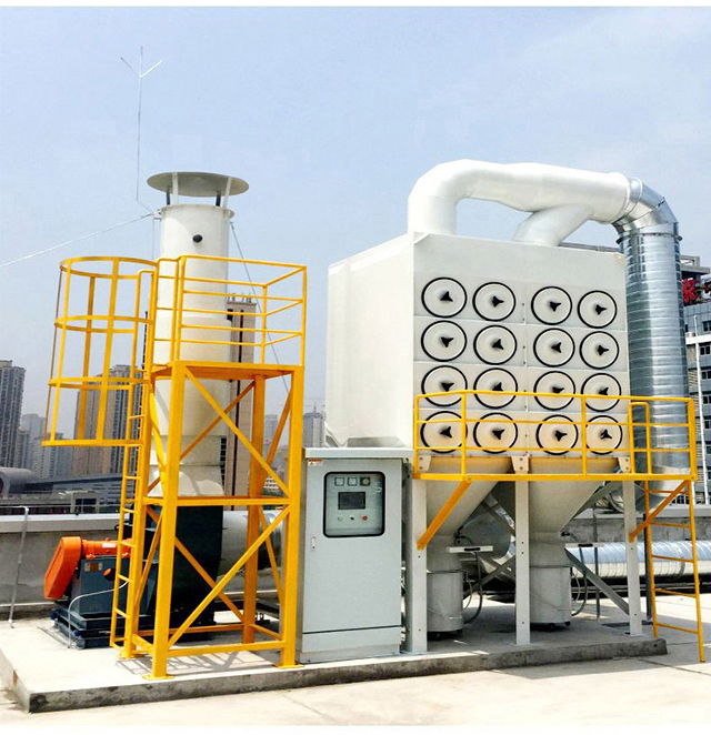 斜插式濾筒除塵器(圖6)