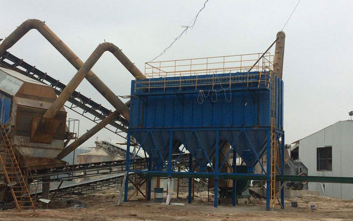 石子廠布袋除塵器(圖1) 石子廠布袋除塵器(圖1)