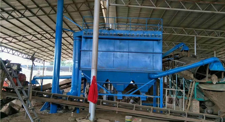 礦山振動篩布袋除塵器(圖1) 礦山振動篩布袋除塵器(圖1)