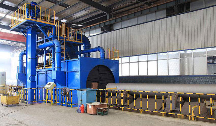 鋼管拋丸機(圖1) 鋼管拋丸機(圖1)