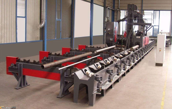 棒材拋丸清理機(圖1) 棒材拋丸清理機(圖1)