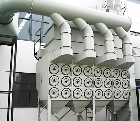 拋丸機(jī)濾筒式除塵器