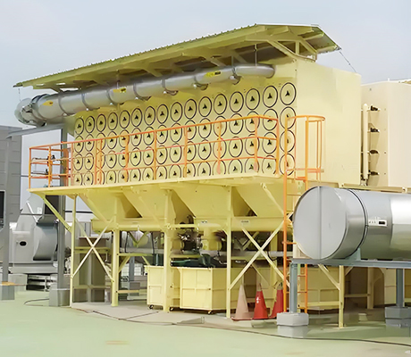 拋丸機(jī)濾筒式除塵器