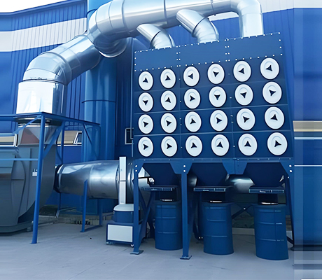 拋丸機(jī)濾筒式除塵器