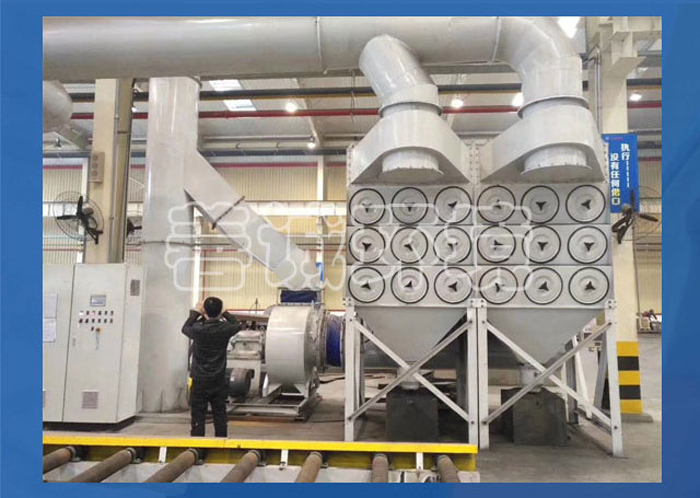 脈沖濾筒除塵器(圖8) 脈沖濾筒除塵器(圖8)