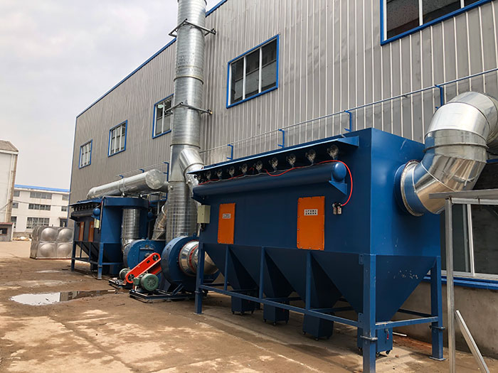 切割機濾筒式除塵器(圖2) 切割機濾筒式除塵器(圖2)