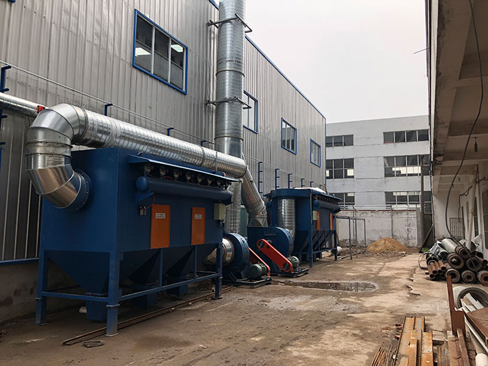 切割機濾筒式除塵器(圖3) 切割機濾筒式除塵器(圖3)