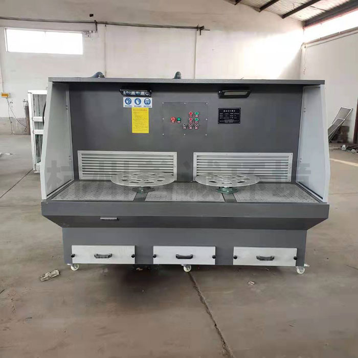 江蘇蘇州2米定制款-帶轉(zhuǎn)盤打磨臺(tái)(圖1)