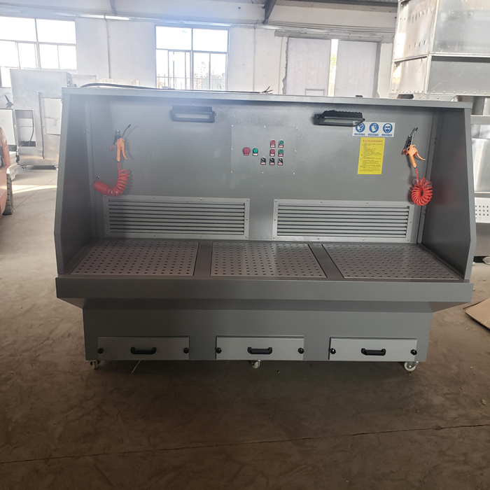 浙江寧波1.5米打磨除塵工作臺(圖1)