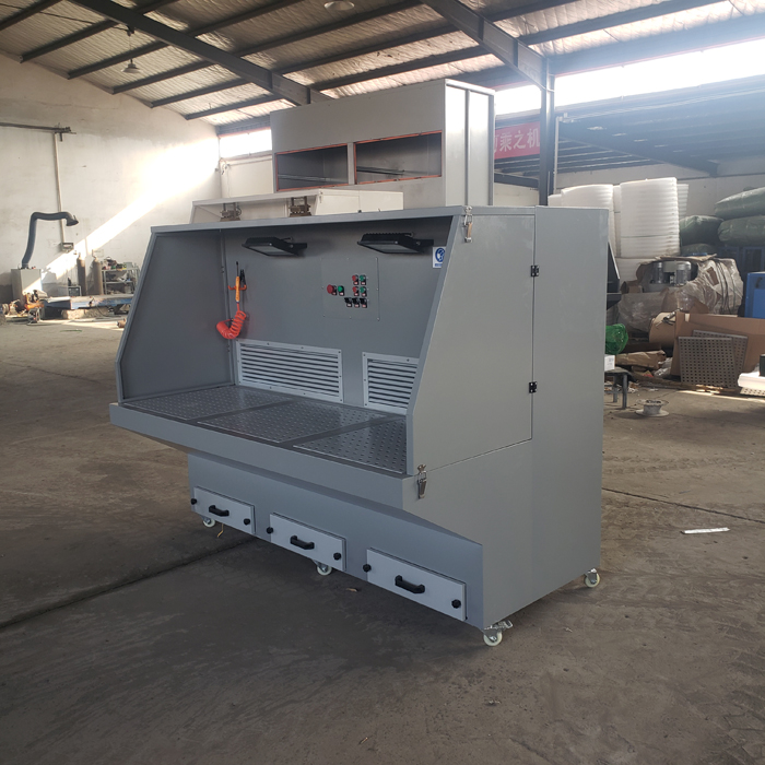 浙江寧波1.5米打磨除塵工作臺(圖2)