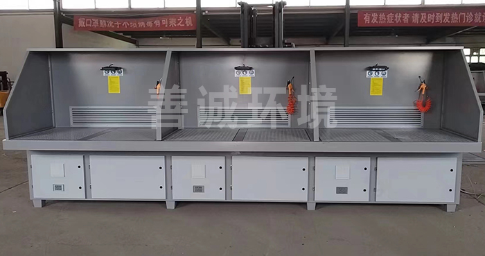 沈陽客戶定制4.8米打磨臺(圖1)